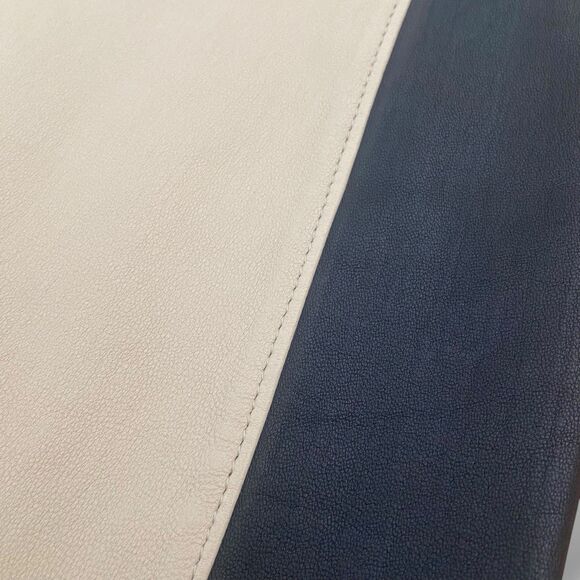 Monika Chiang Real Leather Skirt Women Size L Beige Business Casual Knee Length - Picture 4 of 10